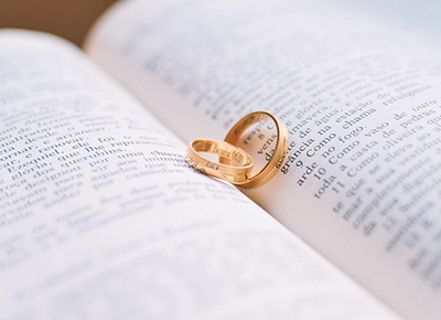 Wedding ring stock photo
